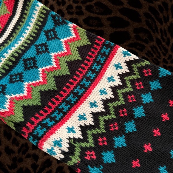 Vintage GAP Colorful Geometric Knit Sweater - Picture 3 of 4